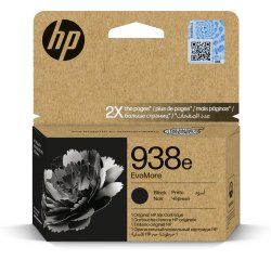 HP 938e Cartouche d’encre authentique Noir EvoMore