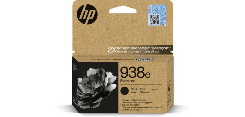 HP 938e Cartouche d’encre authentique Noir EvoMore