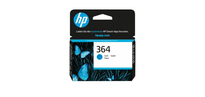 HP 364 cartouche d'encre cyan authentique