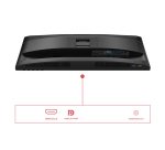 AOC U34E2M écran plat de PC 86,4 cm (34") 3440 x 1440 pixels Wide Quad HD Noir