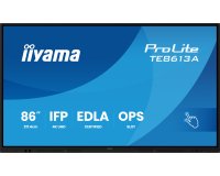 iiyama TE8613A-B3AG Écran d'affichage dynamique Écran plat interactif 2,17 m (85.6") LCD Wifi 500 cd/m² 4K Ultra HD Noir Écran tactile Intégré dans le processeur Android 24/7