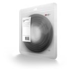 Lindy Câble réseau Noir Cat.6 U/UTP, 3m