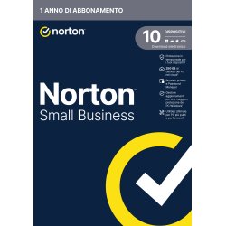 Norton Small Business | Protezione antivirus per piccole imprese e small office | 10 dispositivi | Licenza di 1 anno