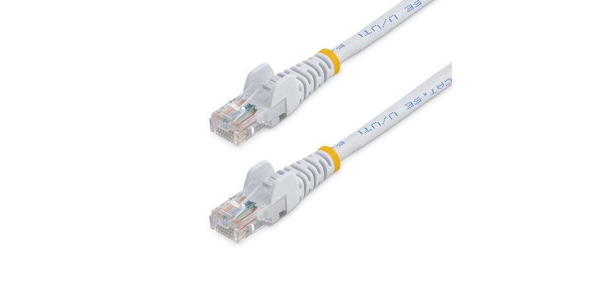 StarTech.com Câble réseau Cat5e sans crochet de 50 cm - Blanc