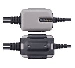 StarTech.com Adaptateur USB vers Série de 2 Ports de 4m, Vis/Écrous DB9 Interchangeables, COM Rétention, Câble Convertisseur USB-A vers DB9 RS232, FTDI, Protection ESD Niveau 4, Windows/macOS/ChromeOS/Linux