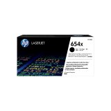 HP 654X toner noir grande capacité LaserJet authentique avec toner ColorSphere