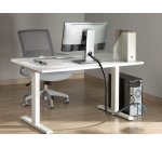 Equip 650867 organizador de cables Escritorio Pasacables Negro