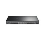 TP-Link Omada SG3452P switch Gestionado L2/L3 Gigabit Ethernet (10/100/1000) Energía sobre Ethernet (PoE) 1U Negro