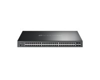 TP-Link Omada SG3452P commutateur réseau Géré L2/L3 Gigabit Ethernet (10/100/1000) Connexion Ethernet, supportant l'alimentation via ce port (PoE) 1U Noir