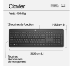 HP 230 Wireless Keyboard and Mouse Set - AZERTY BE