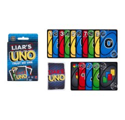 Games Liar’s UNO Card Game for Adults, Kids, Families, Parties & Game Nights, Trick Play & Bluffing