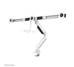 Neomounts NM-D775DX3WHITE Support d'écran à fixer 17-27" - ressort à gaz - Topfix - arrêt 180°