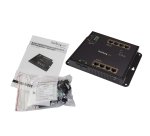 StarTech.com Switch Industriel POE+ Gigabit Ethernet 8 ports - 2 connexions MSA SFP - 30W - Switch Gbe Haute Puissance L2 adminstrable renforcé - Fixation murale Rail DIN IP-30/ -40C° à 75C°