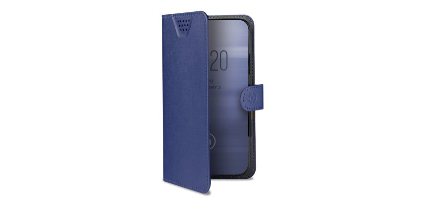 Celly Wally One XXXL mobile phone case 15.2 cm (6") Flip case Blue