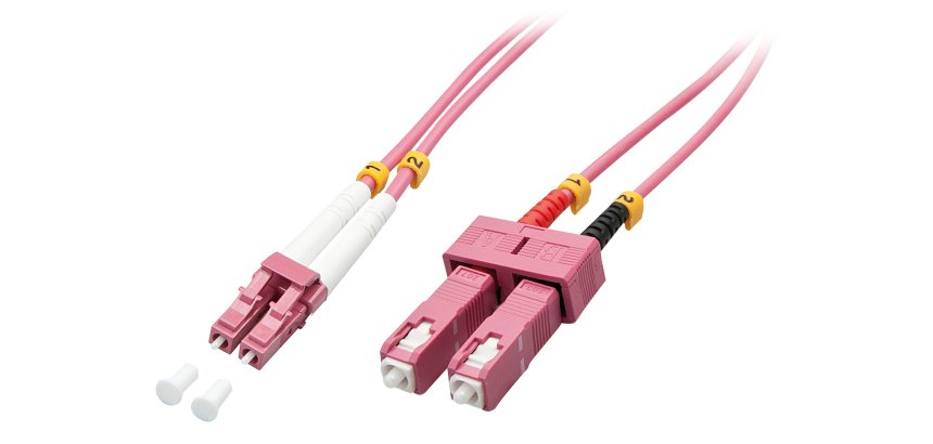 Lindy Fibre Optique Duplex LC/SC OM4, 3m