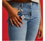 Rubik’s , , Il Cubo 3x3 Originale, Edizione in Miniatura. Accessorio Portachiavi con cubo 3x3 funzionante, per Bambini dagli 8+, Rompicapo Professionale a Combinazione di Colori.