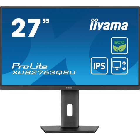 iiyama ProLite XUB2763QSU-B1 computer monitor 68,6 cm (27") 2560 x 1440 Pixels Full HD LED Zwart