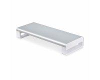 StarTech.com Soporte Elevador Ergonómico para Portátil o Monitor de Sobremesa - 15kg de Capacidad - 9cm de Altura Fija - Plataforma de Acero