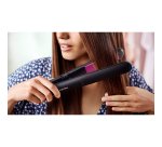 Philips StraightCare Essential Piastra per capelli nera con tecnologia ThermoProtect BHS375/00
