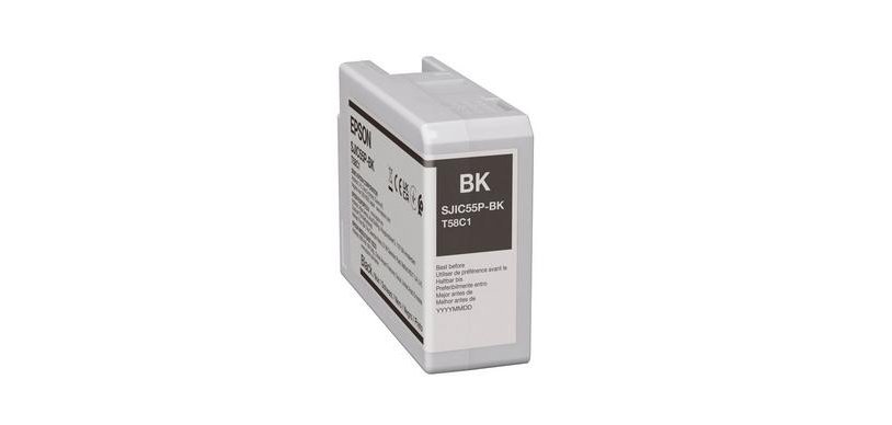 Epson SJIC55(BK) cartucho de tinta 1 pieza(s) Original Negro