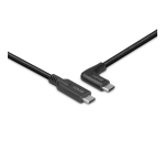 Lindy Câble USB 3.2 Type C de 0.5m, angle droit à 90°, 10Gbit/s, PD 60W
