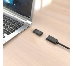 AISENS Conversor Displayport A HDMI 4K@30Hz, DP/M-HDMI/H, Negro