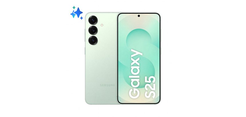 Samsung Galaxy S25 15,8 cm (6.2") Double SIM Android 15 5G USB Type-C 12 Go 512 Go 4000 mAh Couleur menthe