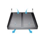 StarTech.com Étagère pour Rack Serveur 2U - Plateau Cantilever Universel Ventilé pour Rack et Armoire d'équipement Réseau 19" - Acier Haute Résistance - Capacité de Poids 23kg - Étagère de 55,8cm de Profondeur