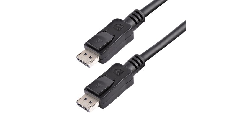 StarTech.com Câble DisplayPort 1.2 de 1,8 m - Câble DisplayPort Certifié VESA 4K x 2K Ultra HD - Câble DP à DP pour Moniteur - Cordon d'Affichage/Vidéo DP - Connecteurs DP à Verrouillage