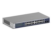 NETGEAR GS724Tv6 Géré L2+/L3 Gigabit Ethernet (10/100/1000) 1U Bleu, Gris