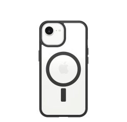 OtterBox React pour MagSafe Series pour Apple iPhone 17e/16e/15/14/13, transparente/noir