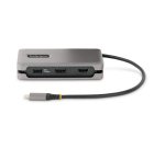 StarTech.com USB-C Multiport Adapter, 4K 60Hz HDMI/DP, 3-Port USB Hub, 100W Power Delivery Pass-Through, GbE, Travel Docking Station met Charging, Mini Dock, 30cm Wrap-Around Kabel
