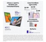 Samsung Galaxy Z Fold8 , 512GB, Graphite, Nuovo formato, Rapporto Display Esterno 10:16 | Interno 4:3, Processore Potente, 4800 mAh, RAM 12GB, Camera 50MP, Now Nudge, Assistente Foto