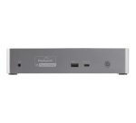 StarTech.com Dock USB-C pour 4 Écrans - Mini Dock avec Hub USB-C HDMI avec 1x USB Type-C & 3x USB-A, Ethernet, Audio - Mini Docking Station USB-C HDMI DisplayPort - Station d'Accueil Universelle USB-C