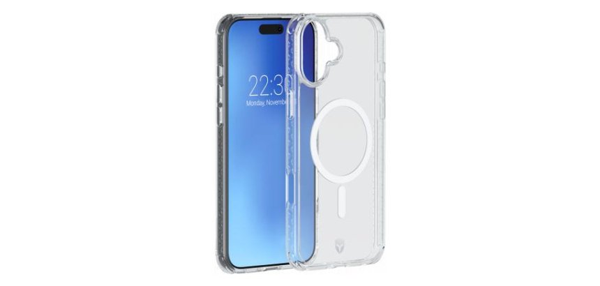 BIG BEN FCAIRMAGIP16T coque de protection pour téléphones portables 15,5 cm (6.1") Housse Transparent, Blanc