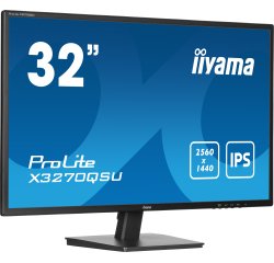 iiyama ProLite X3270QSU-B1 computer monitor 80 cm (31.5") 2560 x 1440 Pixels Wide Quad HD LED Zwart