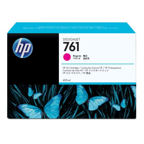 HP 761 cartouche d'encre DesignJet magenta, 400 ml