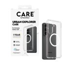 PanzerGlass CARE™ by ® Urban Explorer Case Transparent w. White Qi Samsung Galaxy S26+ mobile phone protective case Cover