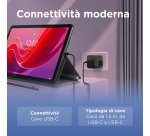 Lenovo 68W USB-C GaN Wall Charger, alimentatore da Parete USB-C 68W con Cavo 1,5m 6A, Caricabatterie a Ricarica Rapida e Sicura per Tablet, PC e Dispositivi Compatibili