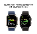 Apple Watch Ultra 3 GPS + Cellular 49mm Natural Titanium Case with Blue/Bright Blue Trail Loop - M/L