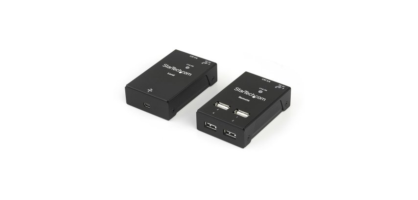 StarTech.com Prolunga/Extender USB 2.0 a 4 porte via Cat5 o Cat6 - Estensore USB2.0 via cavo Cat5/Cat6 fino a 40m