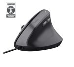 Souris Trust BAYO 2 ergonomique filaire avec un angle vertical optimal pour reduire les tensions au niveau du poignet