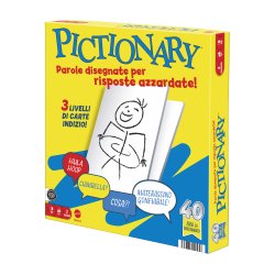 Games Pictionary , Gioco Da Tavolo Per Bambini, Adulti E Serate Giochi in Famiglia Con Lavagnette E Pennarelli Cancellabili