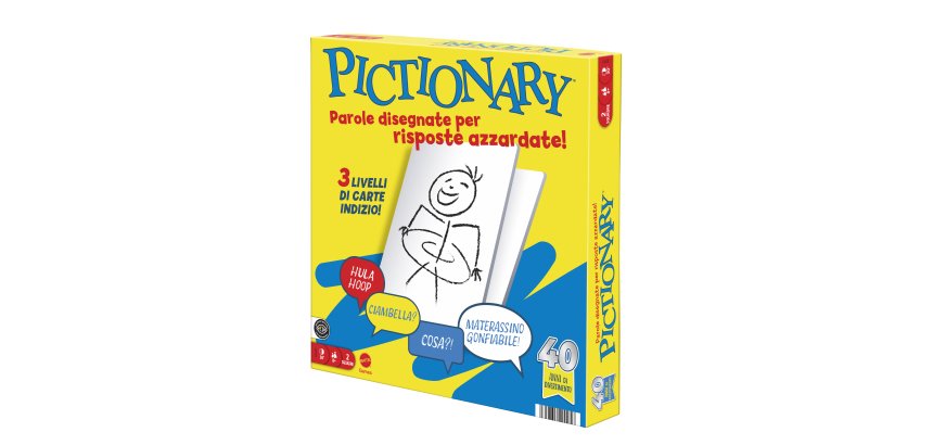 Games Pictionary , Gioco Da Tavolo Per Bambini, Adulti E Serate Giochi in Famiglia Con Lavagnette E Pennarelli Cancellabili