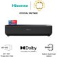 Hisense Laser TV PL2 Ultra short throw projector 2700 ANSI lumens DLP UHD 4K (3840x2160) 3D Black