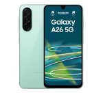 Samsung Galaxy A26 5G, Smartphone con Funzioni intelligenti, Display Super AMOLED 6.7”, 8GB RAM, 256GB, Batteria 5.000 mAh, memoria espandibile, Mint