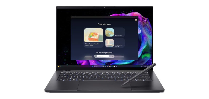 Acer Swift SFX14-73G-7484 Intel Core Ultra 7 255H Ordinateur portable 36,8 cm (14.5") Écran tactile WQXGA+ 16 Go LPDDR5x-SDRAM 1 To SSD NVIDIA GeForce RTX 5050 Wi-Fi 6E (802.11ax) Windows 11 Home Gris