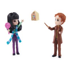 Wizarding World Set Amicizia con personaggi George Weasley e Cho Chang Bambole da 7.5cm 2 accessori Giocattoli per bambini dai 6 anni in su