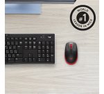 Logitech M190 - Maus - Rot