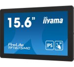 iiyama ProLite TF1615MC-B1 écran plat de PC 39,6 cm (15.6") 1920 x 1080 pixels Full HD Écran tactile Noir